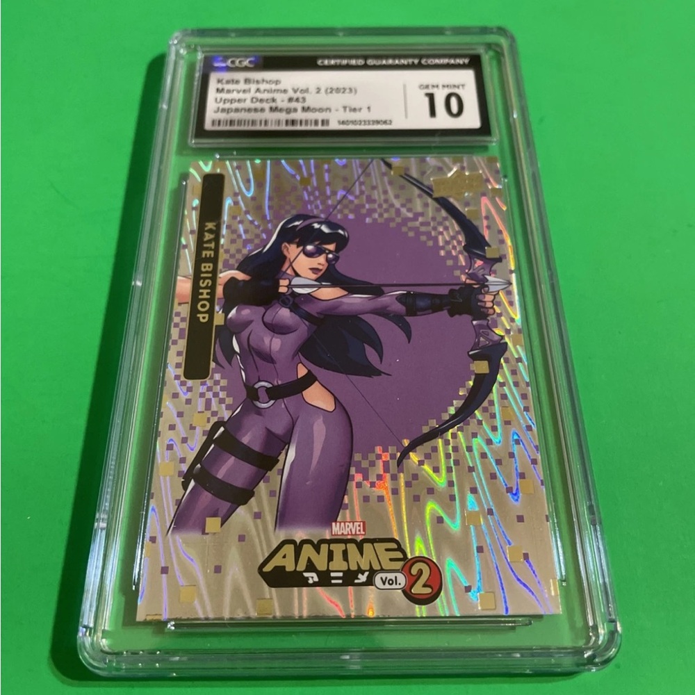 2023 Kate Bishop UPPER DECK MARVEL ANIME VOL. 2 JAPANESE MEGA MOON CGC 10!